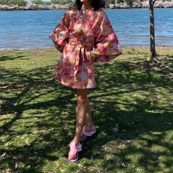 La Vie Style House Mini Wrap Dress - Picture 2 of 10